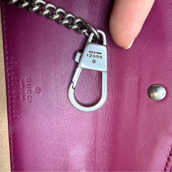 Gucci Purple Velvet Super Mini Dionysus - Picture 4 of 11